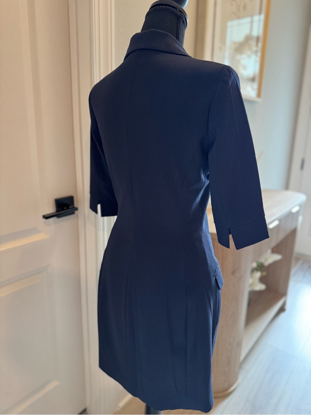 VENUS Navy Blue Mini Business Jacket Dress - Picture 10 of 13